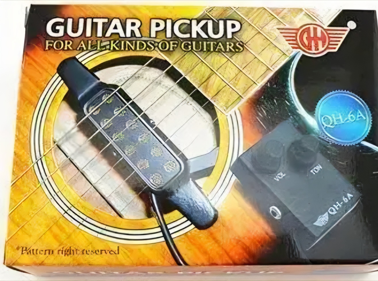 Guitar sound hole pick up